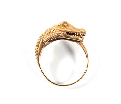 Ring "Krokodil" - Kunst, Antiquitäten und Schmuck