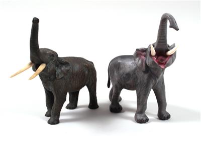 2 Bronzefiguren "Elefanten" - Kunst, Antiquitäten und Schmuck