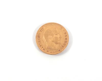 Goldmünze 10 Francs, - Art, antiques and jewellery
