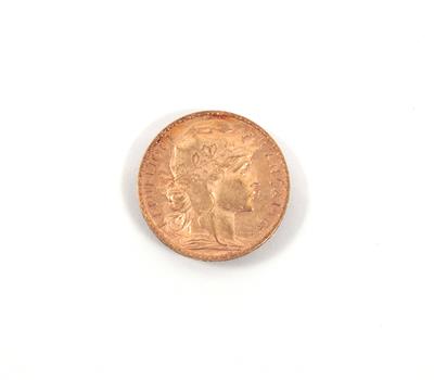Goldmünze 20 Francs, Frankreich 1904 - Kunst, Antiquitäten und Schmuck