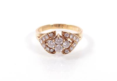 Brillantdamenring zus. ca. 0,80 ct - Art, antiques and jewellery