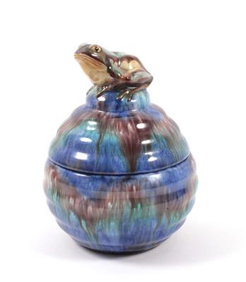 Keramikdeckeldose "Frosch" - Arte, antiquariato e gioielli