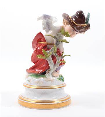 MEISSEN-Porzellanfigur "Amor als Räuber" - Arte, antiquariato e gioielli