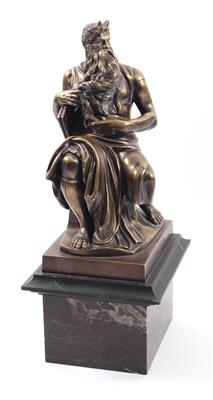 Bronzefigur "Moses und die 10 Gebote" - Antiques, art and jewellery