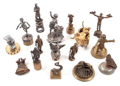 Konvolut Bronze und Metallfiguren, - Arte, antiquariato e gioielli