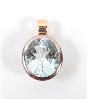 Aquamarinanhänger ca. 15 ct - Kunst, Antiquitäten und Schmuck