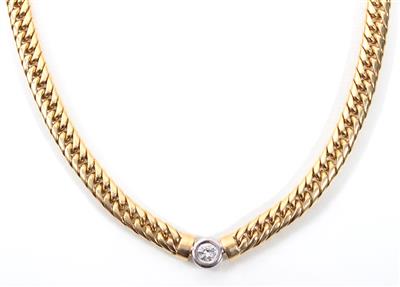 Brillantcollier ca. 0,60 ct - Kunst, Antiquitäten und Schmuck