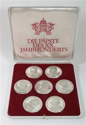 Medaillenserie "Die Päpste des XX. Jahrhunderts" - Umění, starožitnosti, šperky
