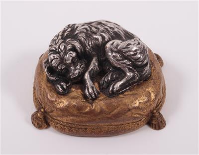 Metallfigur "Schlafender Hund" - Kunst, Antiquitäten und Schmuck