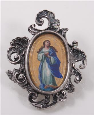 Bildbrosche "Maria Immaculata" - Arte, antiquariato e gioielli