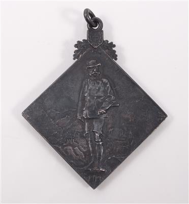 Medailleanhänger (Klippe) "Kaiser Franz Joseph I." - Umění, starožitnosti, šperky