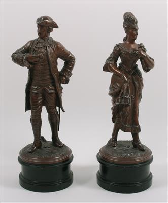 Figurenpaar "Galan und Dame" - Arte, antiquariato e gioielli