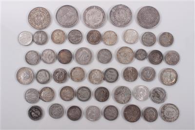 Konvolut Silbermünzen, Altösterreich - Kunst, Antiquitäten und Schmuck