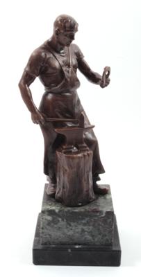 Bronzefigur "Hufschmied" - Arte, antiquariato e gioielli