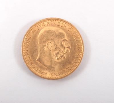 Goldmünze 10 Kronen, Österreich 1911 - Kunst, Antiquitäten und Schmuck