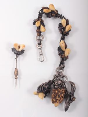 Jagdliche Kette und Nadel - Antiques, art and jewellery
