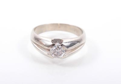 Brillantsolitärring ca. 0,65 ct - Umění, starožitnosti, šperky