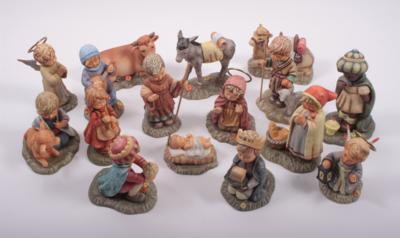 "Hummel" Weihnachtskrippenfiguren, 16 Stück - Antiques, art and jewellery