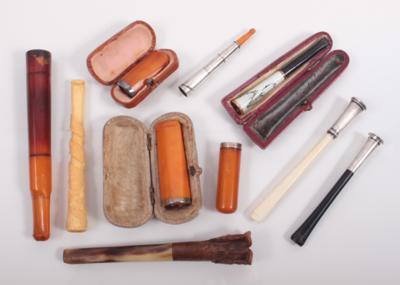 Konvolut Zigaretten- bzw. Zigarrenspitze - Arte, antiquariato e gioielli