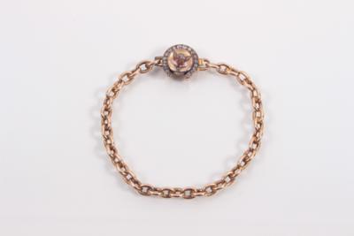 Ankerarmkette Diamantrauten zus. ca. 0,15 ct - Kunst, Antiquitäten und Schmuck