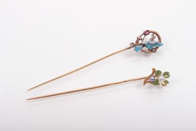 Krawattennadel "Blume" - Arte, antiquariato e gioielli