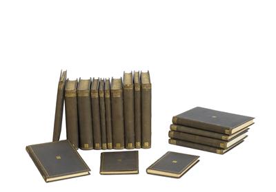 17 Bücher mit Ledereinbänden der WIENER WERKSTÄTTE - Art and antiques