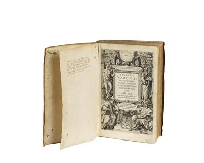 Pflanzenbuch, Rembert Dodoens, "Mechliniensis Medici Ceasarei Stirpium Historiae Pemtades Sex sive Libri XXX" - Arte e antiquariato