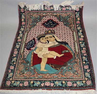 Orientalische Knüpfteppich (Bildteppich) - Art and antiques