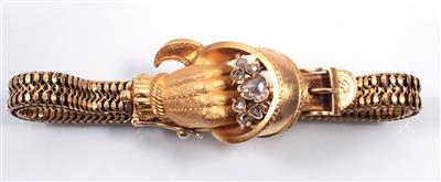 Biedermeier Diamantarmkette - Arte, antiquariato e gioielli