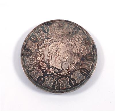 Doppelgulden, "Wr. Schützenverein 1873" - Kunst, Antiqutäten und Schmuck