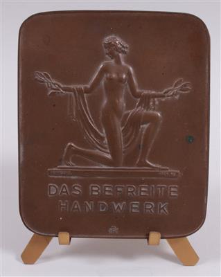 Medaille "Das befreite Handwerk" - Weihnachtsauktion Dorotheum St.Pölten