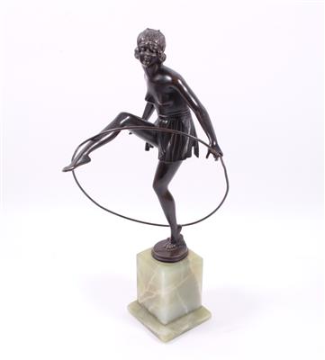 Bronzefigur "Reifentänzerin" - Kunst, Antiquitäten und Schmuck