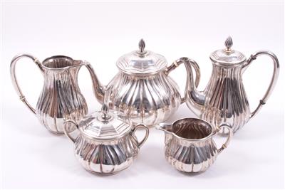 Vincenz Mayer's Söhne 5-teiliges Kaffee- Teeservice - Arte, antiquariato e gioielli