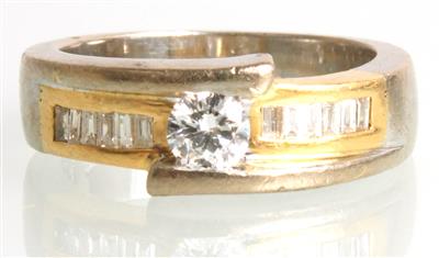 Brillant-Diamant Damenring zus. ca. 0,60 ct - Schmuck