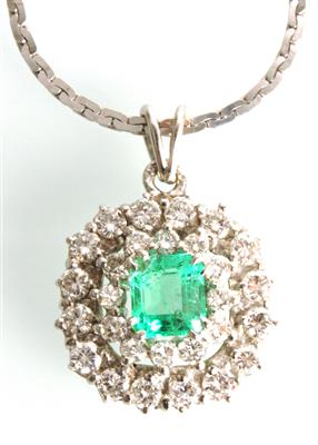 Brillantcollier zus. ca. 1,15 ct - Gioielli