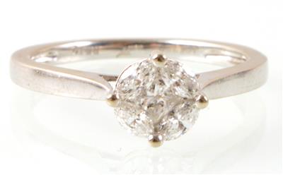 Diamantring zus. ca. 0,35 ct - Klenoty