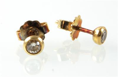 Brillantohrstecker zus. ca. 0,20 ct - Klenoty