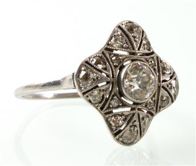 Diamantring zus. ca. 0,65 ct - Jewellery