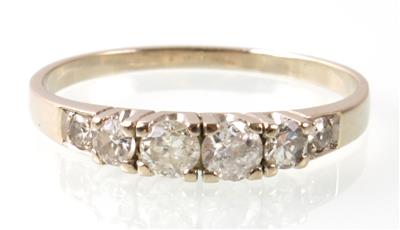 Altschliffbrillanten-Brillant ring zus. ca. 0,55 ct - Gioielli