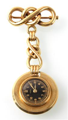 Brosche mit Uhr - Jewellery