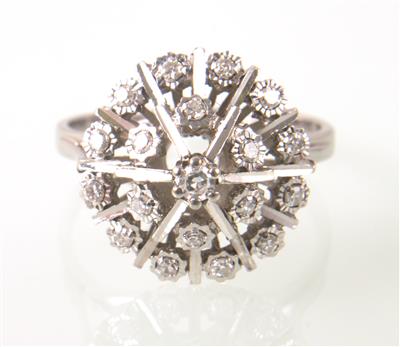 Diamantring zus. 0,22 ct - Gioielli