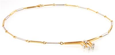 Brillantcollier zus. ca. 0,35 ct - Schmuck Onlineauktion