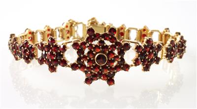 Granatarmkette - Schmuck Onlineauktion