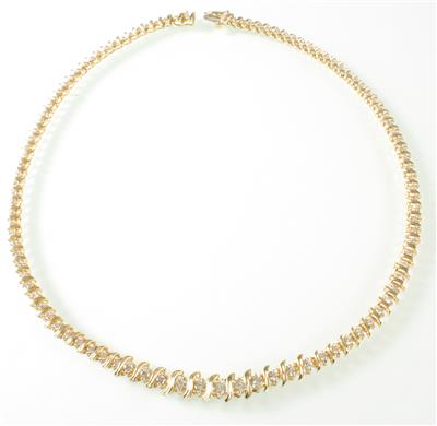 Brillantcollier zus. ca. 5,00 ct - Jewellery