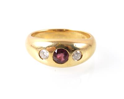 Brillantallianzring zus. ca. 0,24 ct - Gioielli