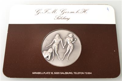 Silbermedaille "Salvador Dali" - Valentin - Auktion