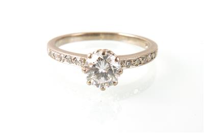 Brillant/Diamantring zus. ca.1 ct - Schmuck online auction