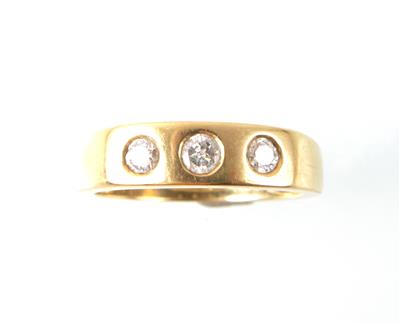 Brillantring zus. ca. 0,25 ct - Schmuck online auction