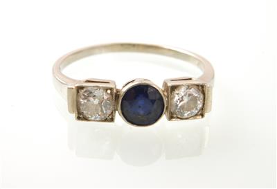 Altschliffbrillantring zus. ca. 0,70 ct - Schmuck online auction