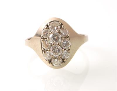 Brillantring zus. ca. 1,30 ct - Klenoty